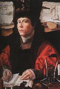 Jan Gossaert Mabuse Portrait of a Merchant oil